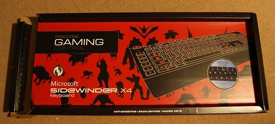 Microsoft Sidewinder X4 Keyboard Manual