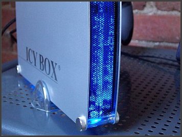 Icy Box lit up